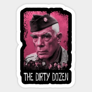 Lee Marvins Command The Dozen Character Tee Sticker